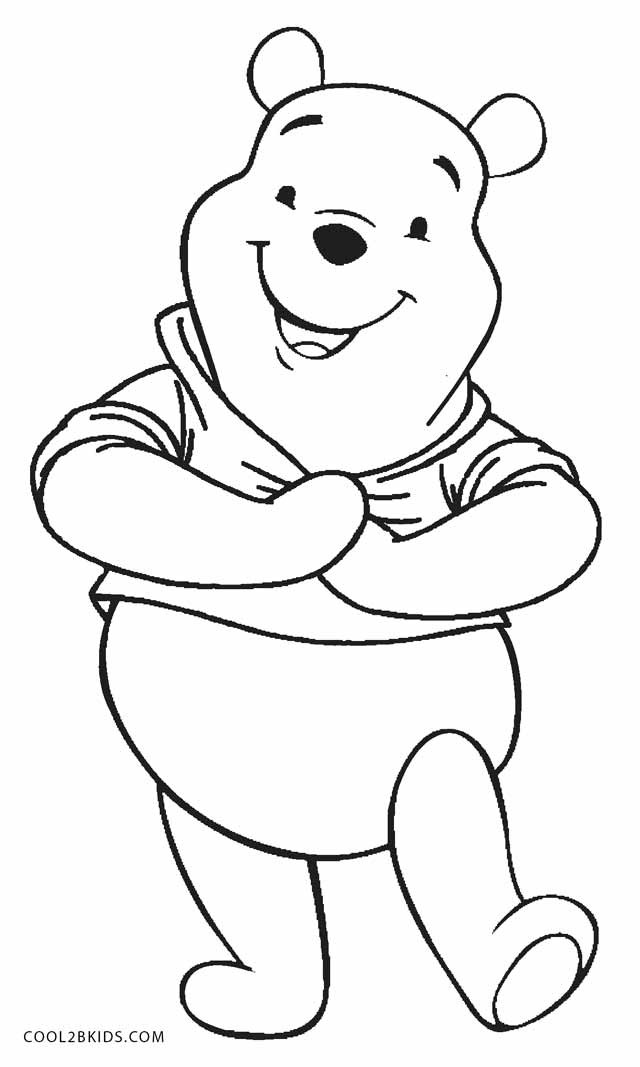 Dibujos de Winnie Pooh para colorear - Páginas para imprimir gratis