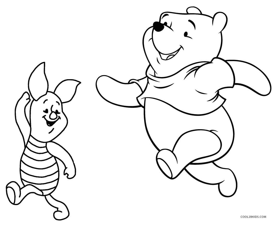 Dibujos de Winnie Pooh para colorear - Páginas para imprimir gratis