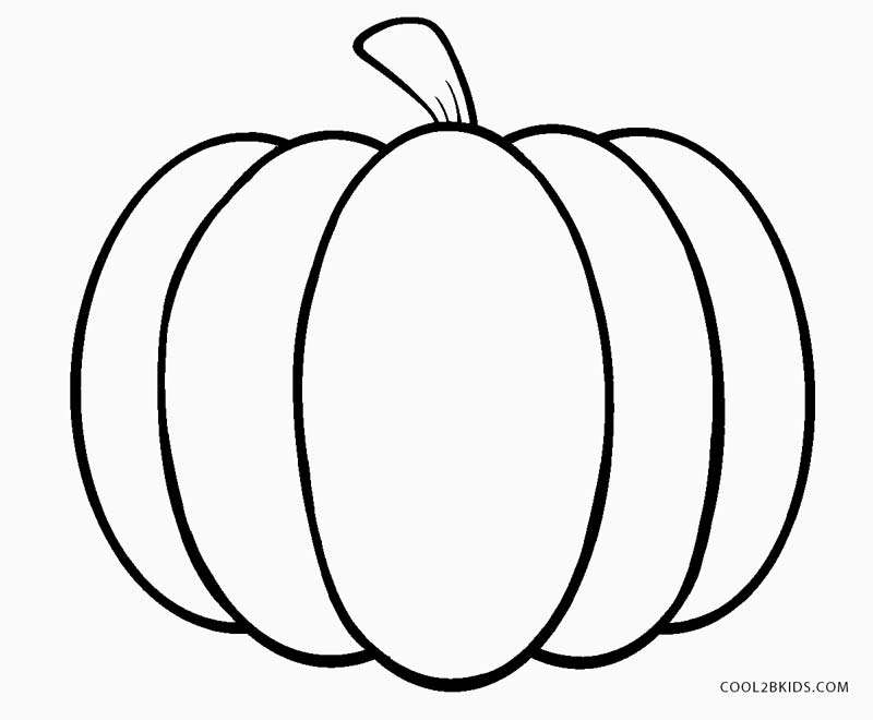 Dibujos de Calabazas para colorear - Páginas para imprimir gratis