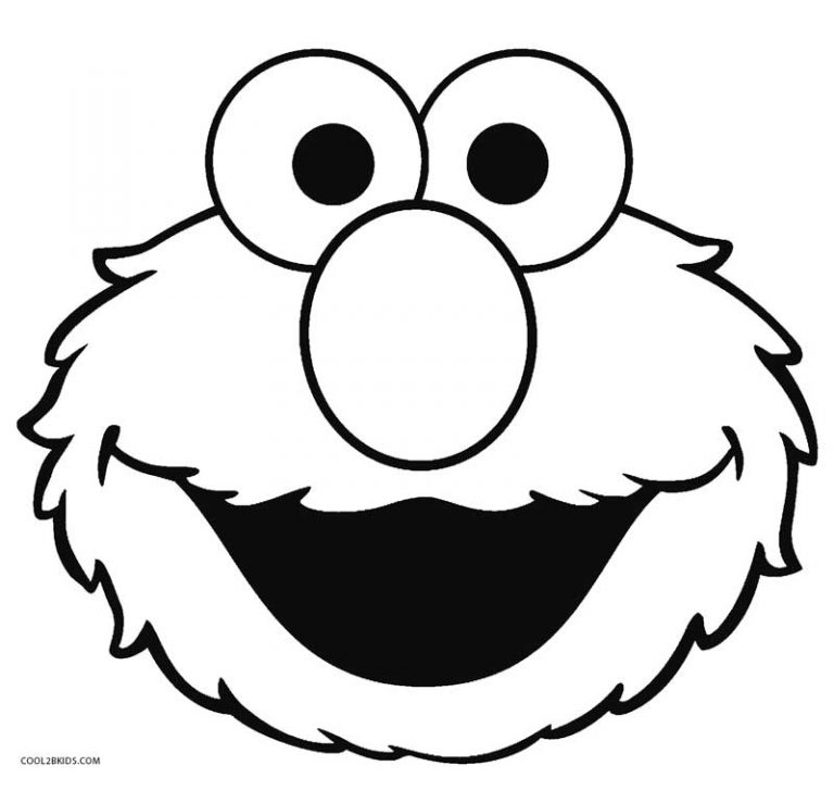 Dibujo de Elmo para colorear Páginas para imprimir gratis
