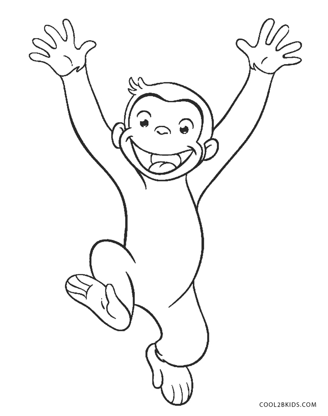 curious george coloring pages wallpaperswide