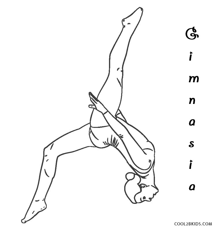 Dibujos Para Colorear Gimnasia Ritmica - kulturaupice