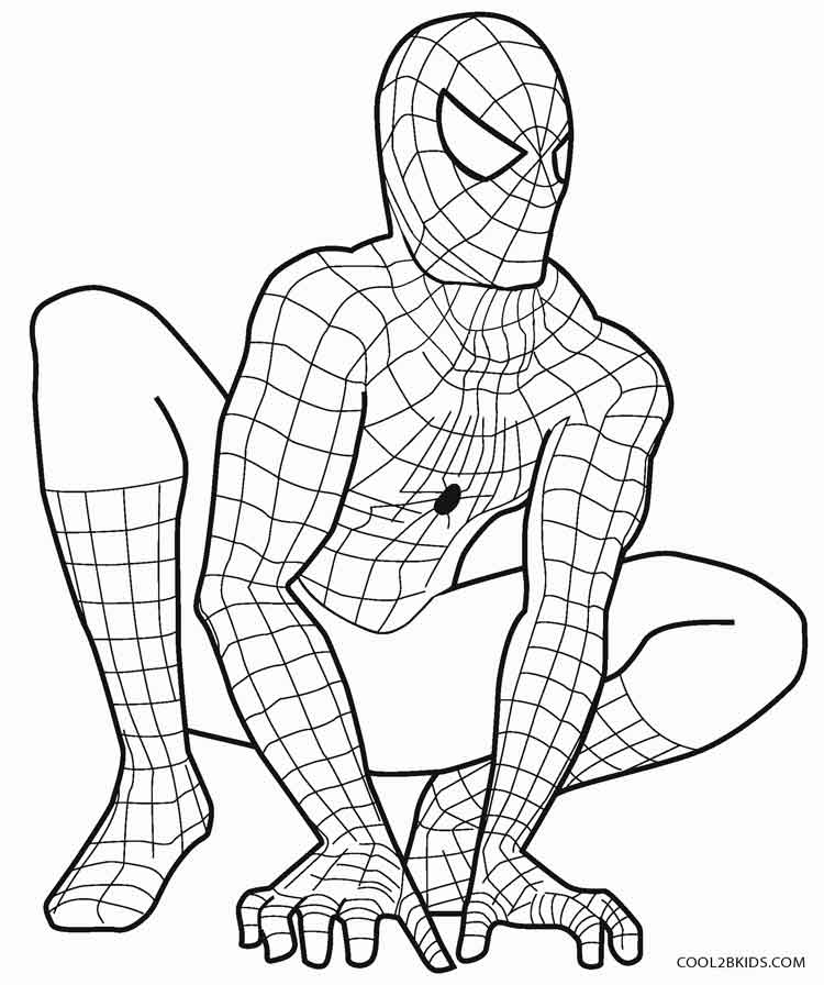 Dibujos de Hombre Araña para colorear - Páginas para imprimir gratis