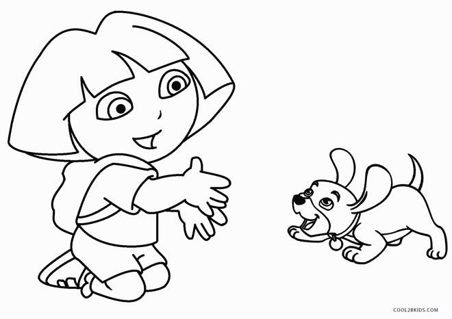 Dibujos de Dora para colorear - Páginas para imprimir gratis