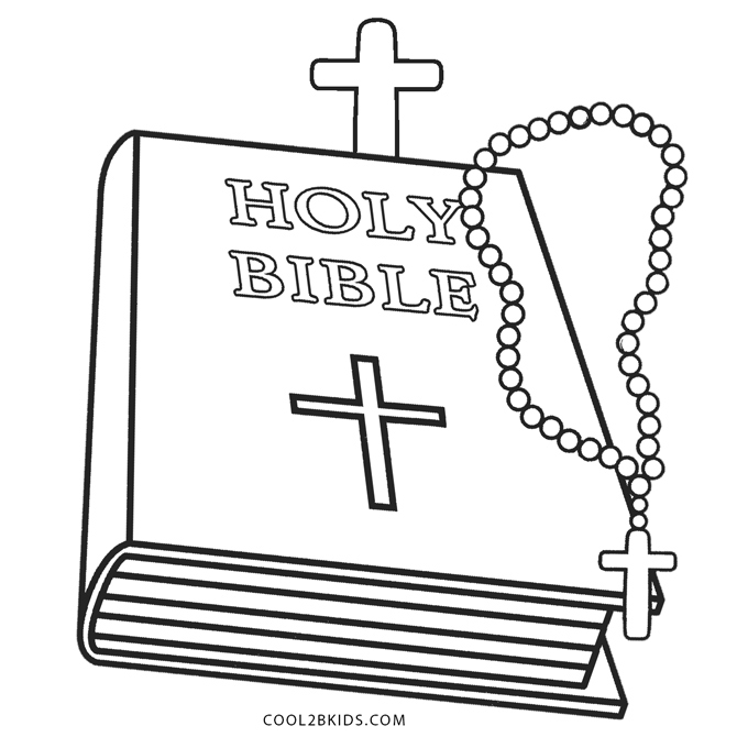 Dibujo de Biblia para colorear - Páginas para imprimir gratis