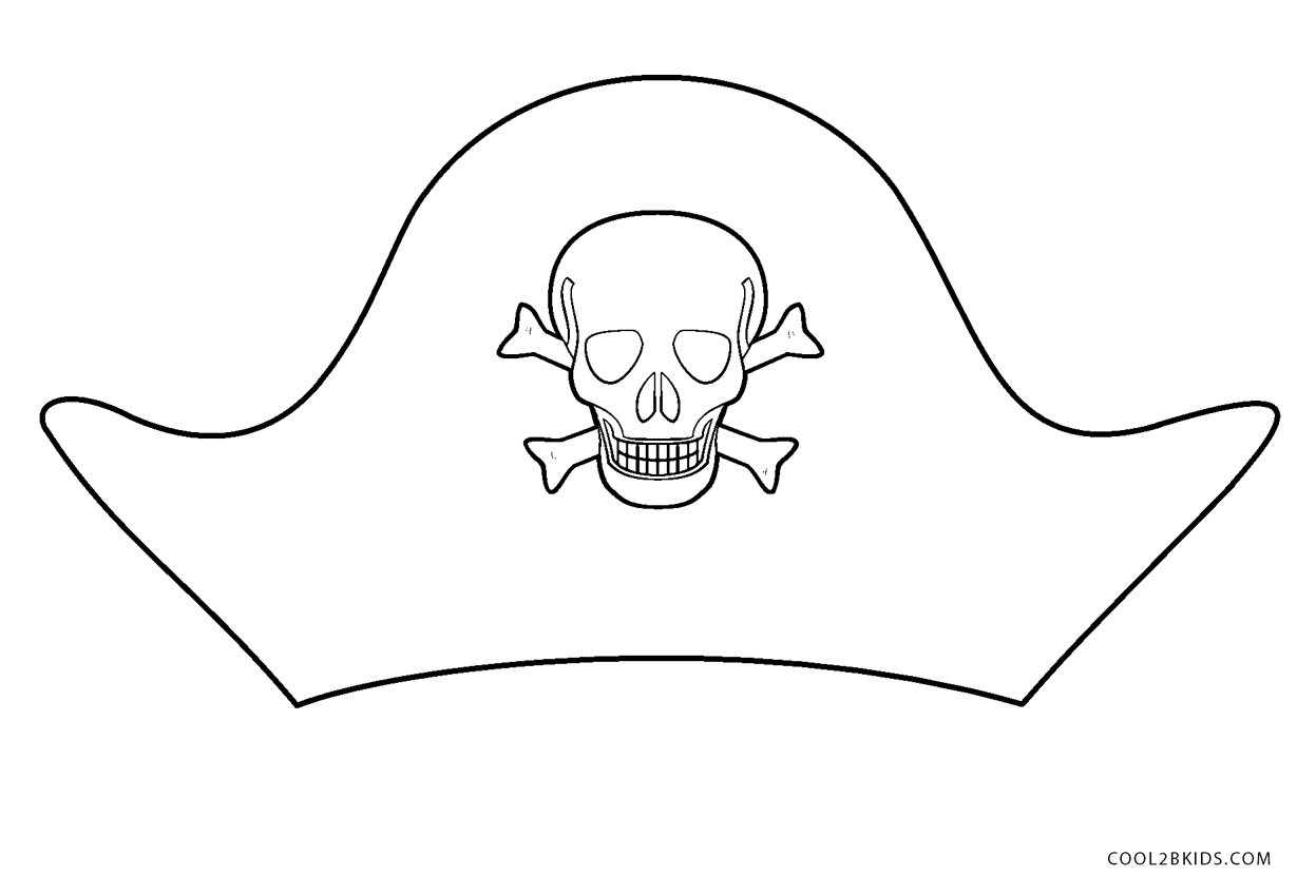 Free Pirate Hat Template