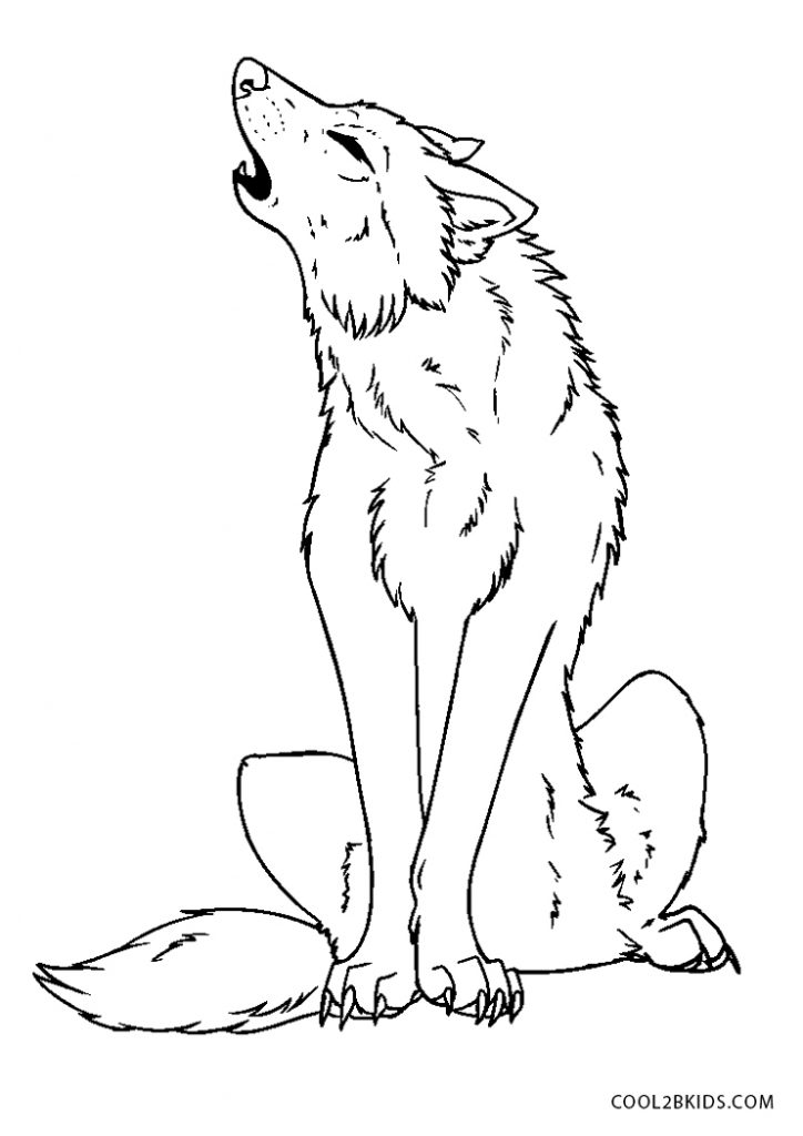 Free Printable Wolf Coloring Pages For Kids