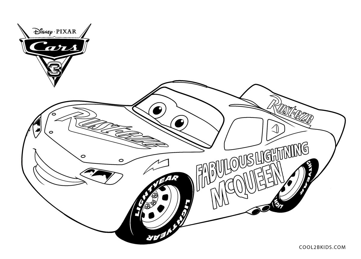 Lightning Mcqueen Coloring Pages