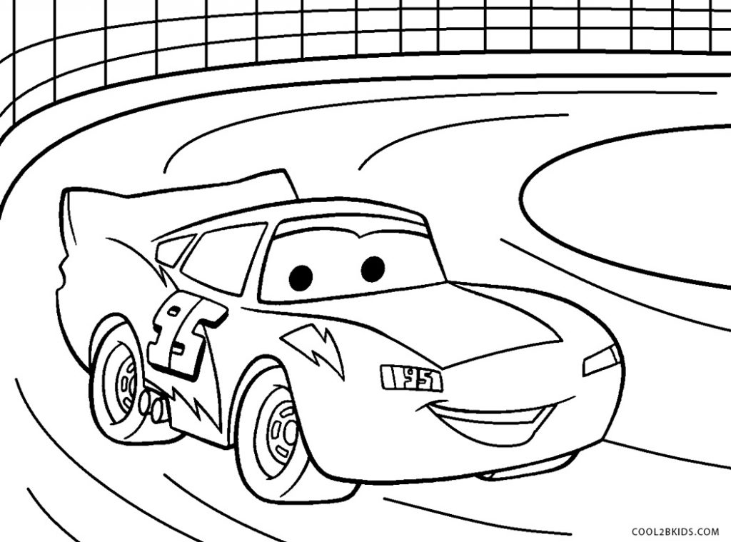 Free Printable Lightning McQueen Coloring Pages For Kids