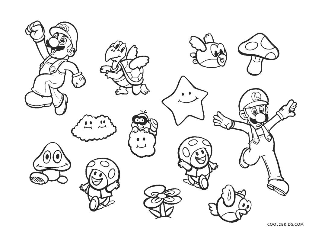 Featured image of post Personajes De Mario Bros Para Colorear Dibujos de super mario bros