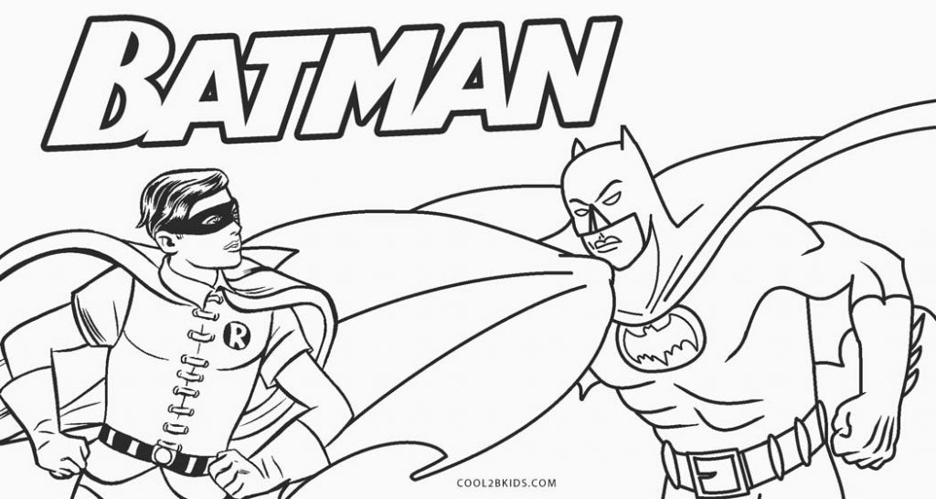 Desenhos de Batman e Robin para colorir Bora Colorir
