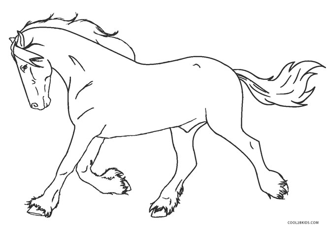 Desenho de Cavalo fofo para colorir  Desenhos para colorir e imprimir  gratis