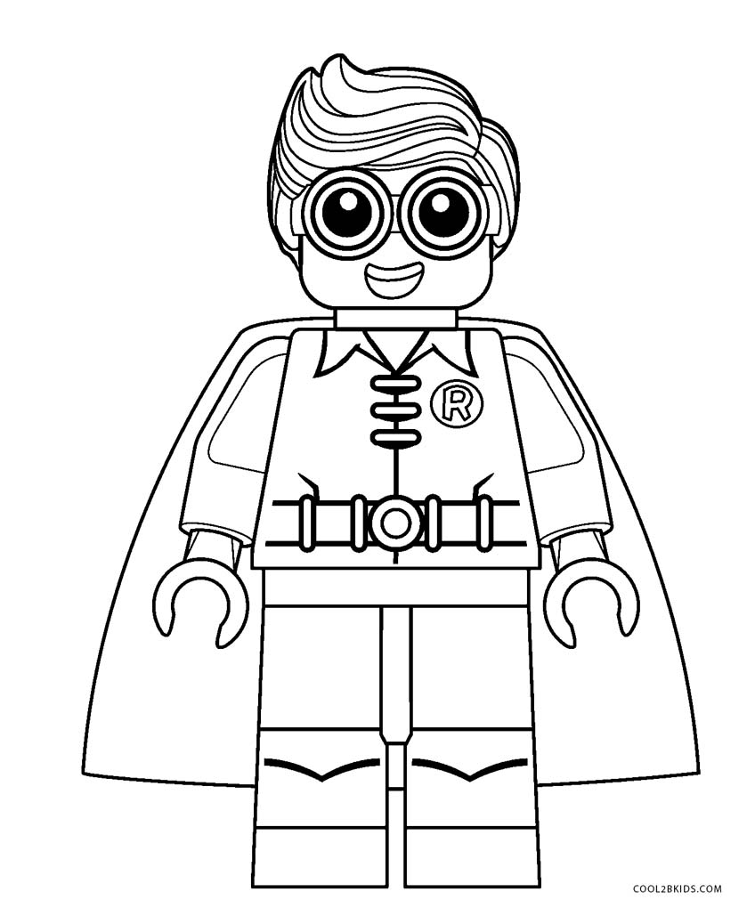 ▷ Desenhos de Lego para colorir