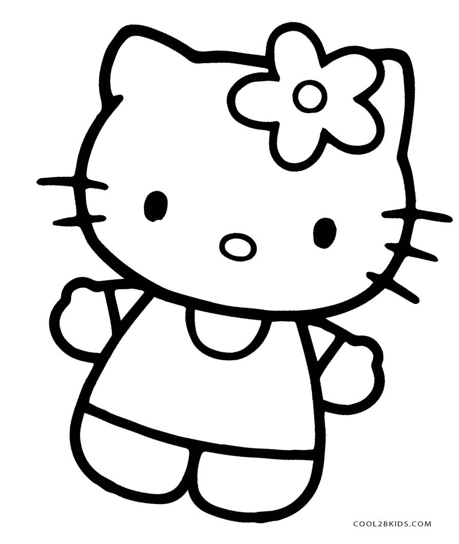 Desenhos para colorir de Hello Kitty