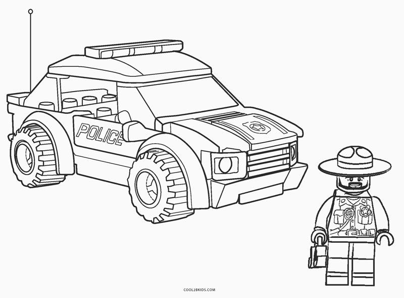 Desenhos de Lego para colorir - Bora Colorir