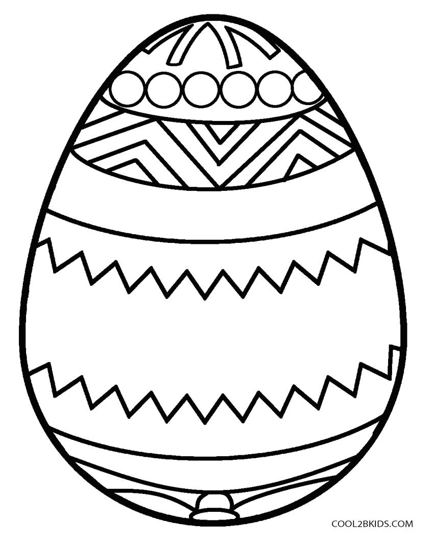 um jogo de colorir para crianças. ovo de páscoa, colorir os ovos 6686626  Vetor no Vecteezy