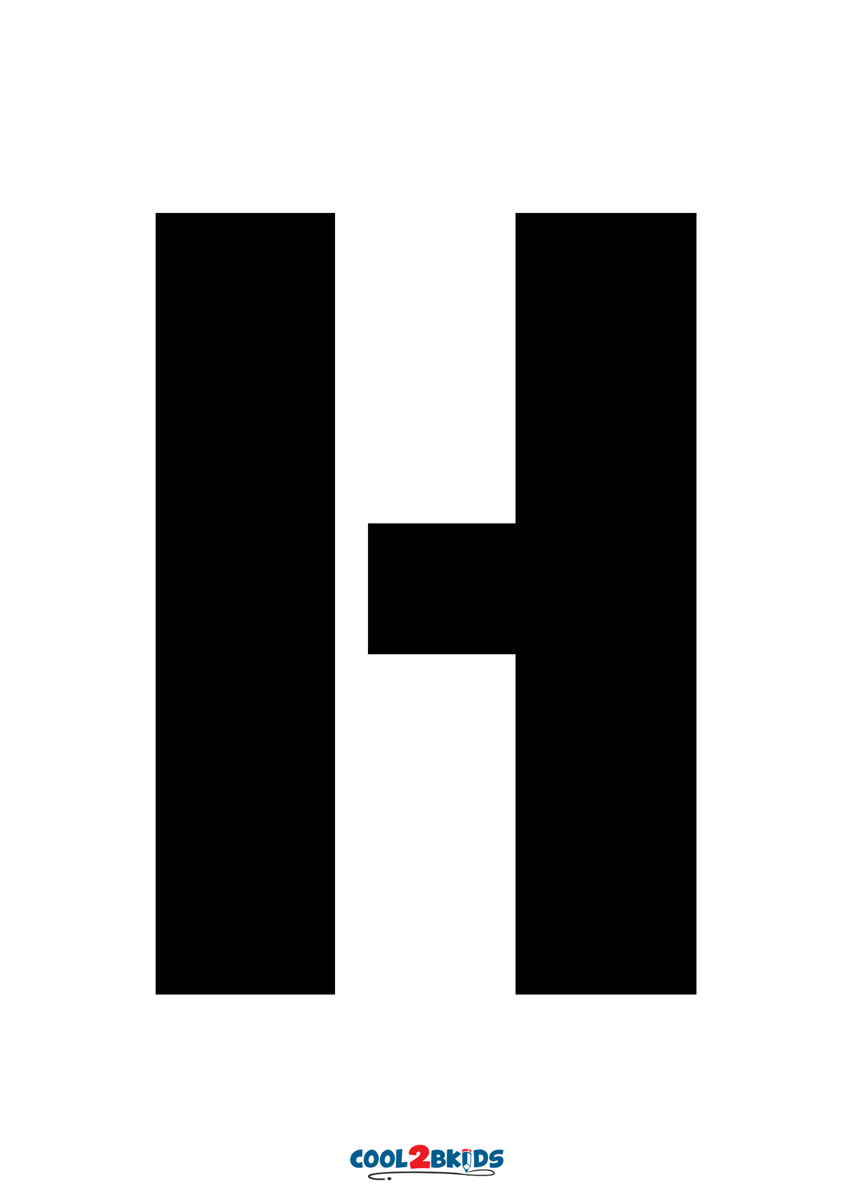 printable letter stencils for block and small font
