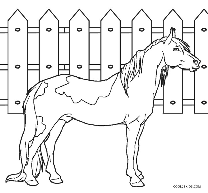 Cavalo Para Colorir - Dezenas de Imagens Grátis Para Pintar