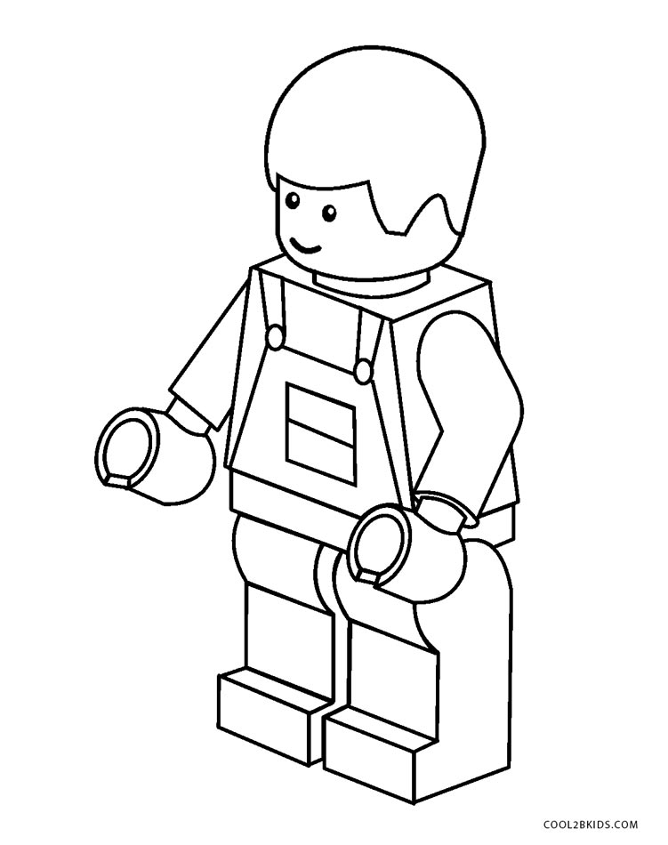 Desenho de Lego Homem-Aranha para colorir