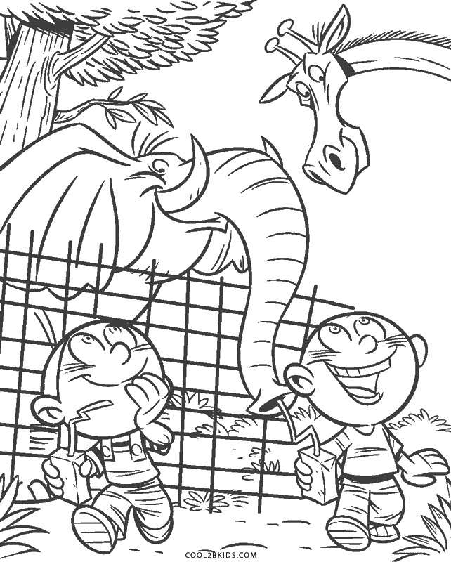 Free Printable Zoo Coloring Pages For Kids