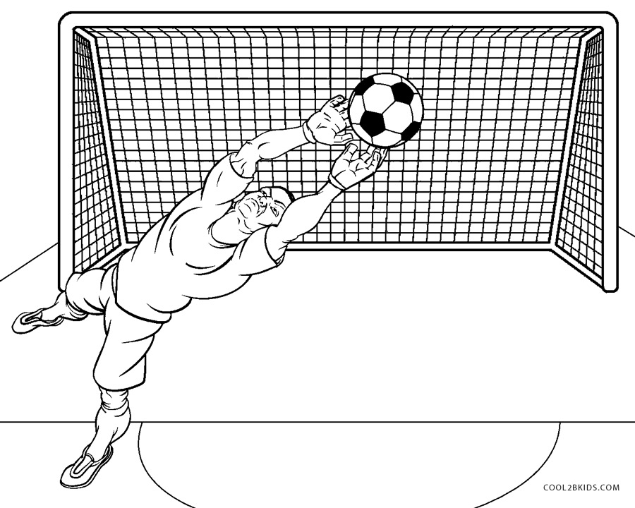 Download Free Printable Soccer Coloring Pages For Kids