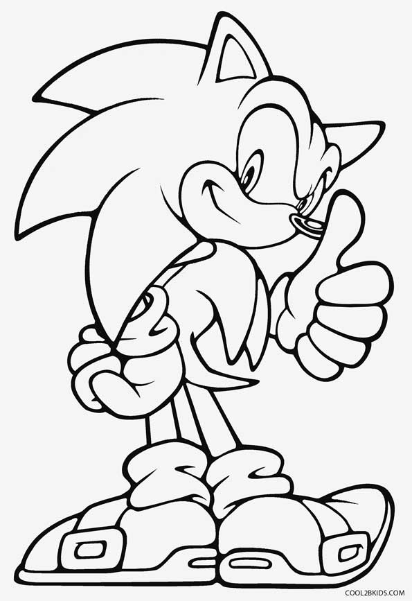 Desenhos de Sonic para colorir - Páginas para impressão grátis