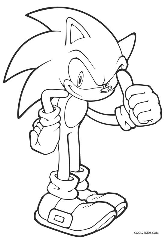 Desenhos para colorir Sonic