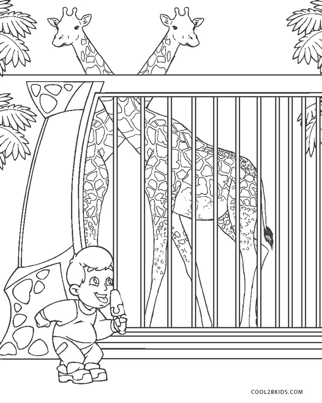 Free Printable Zoo Coloring Pages For Kids