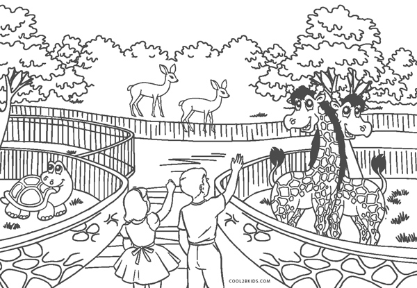 Download Free Printable Zoo Coloring Pages For Kids