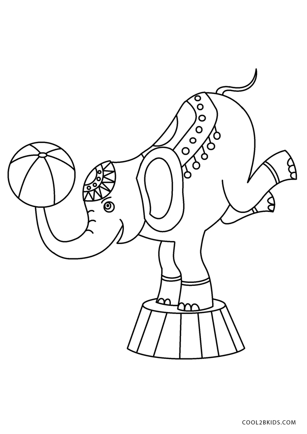 Free Printable Circus Coloring Pages For Kids