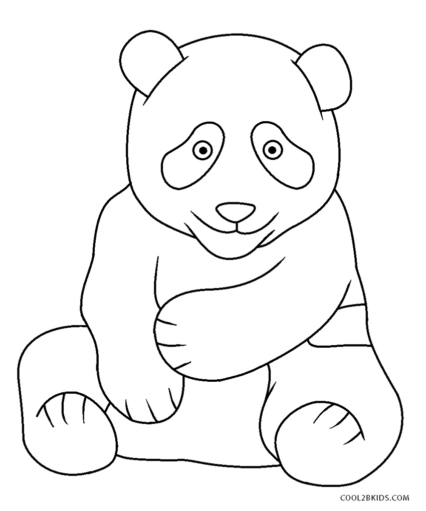 Desenhos para adultos de panda para colorir - Imprimir A4