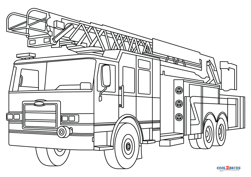 How To Draw A Fire Truck Step By Step Easy Drawing Gu Vrogue co