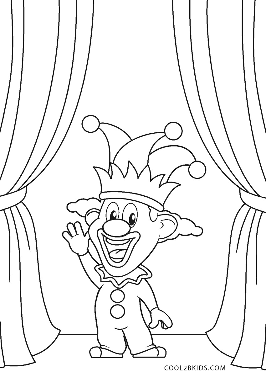 Free Printable Circus Coloring Pages For Kids