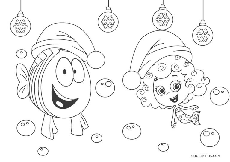 Free Printable Bubble Guppies Coloring Pages For Kids