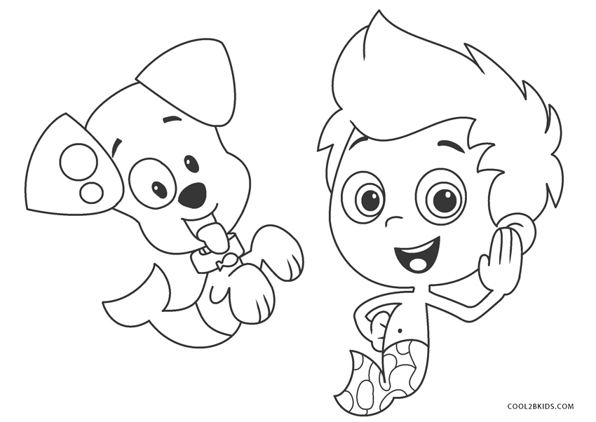 Free Printable Bubble Guppies Coloring Pages For Kids