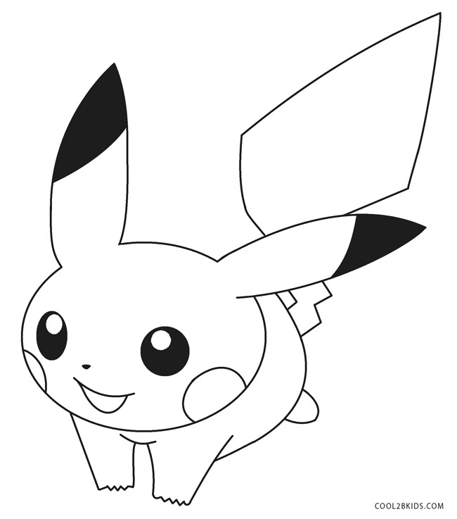 Desenho de Pikachu para colorir  Desenhos para colorir e imprimir