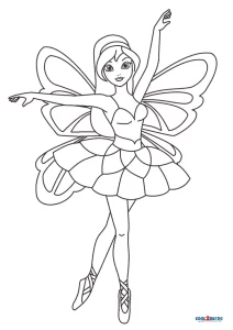 coloring pages and fairy