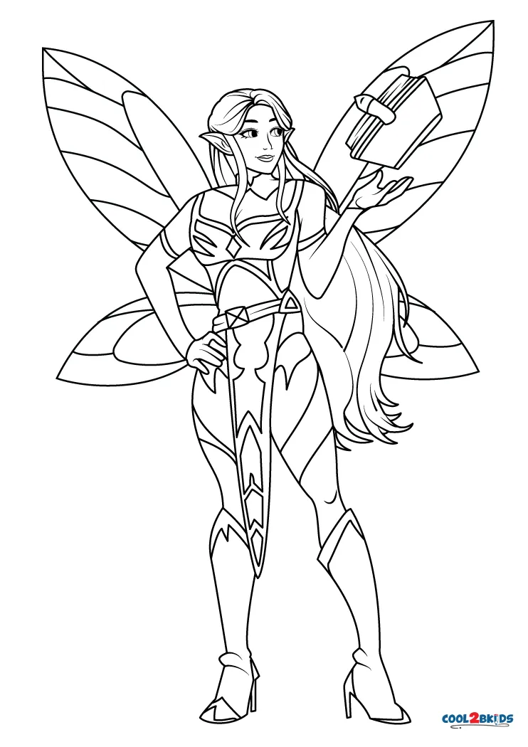 Share more than 80 anime fairy coloring pages super hot - in.duhocakina