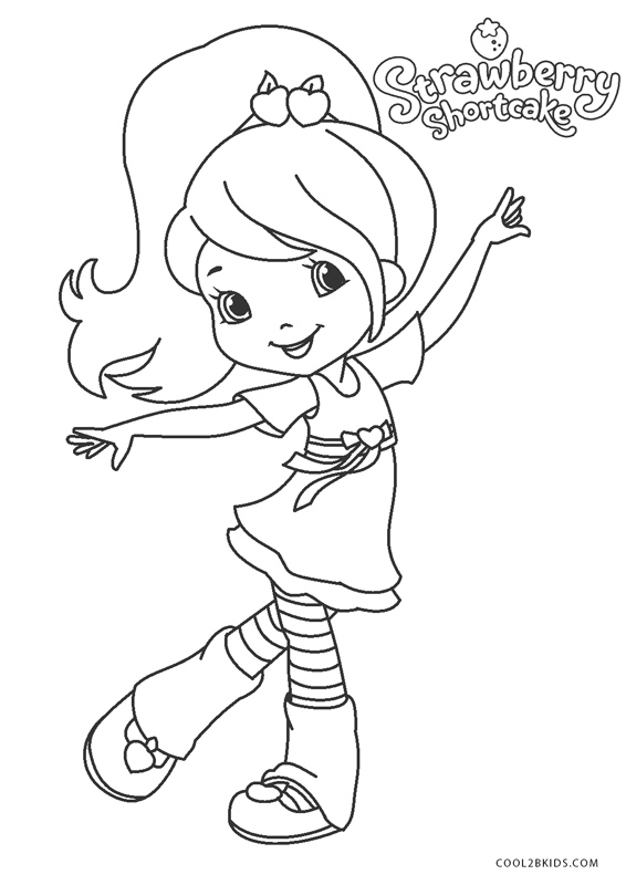 Free Printable Strawberry Shortcake Coloring Pages For Kids