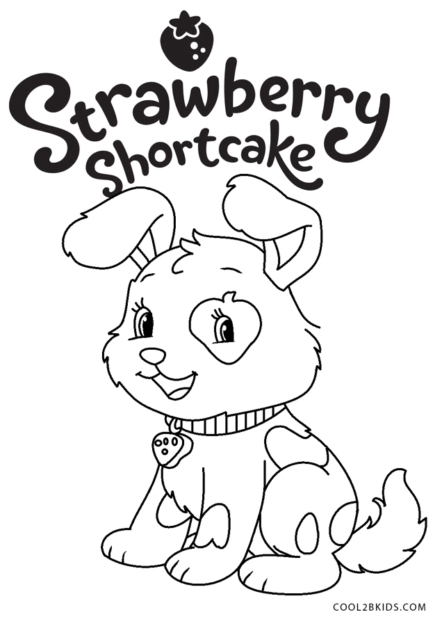 Free Printable Strawberry Shortcake Coloring Pages For Kids