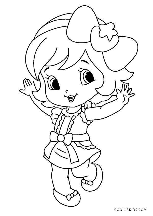 Strawberry Shortcake Ballerina Coloring Pages / Strawberry Shortcake