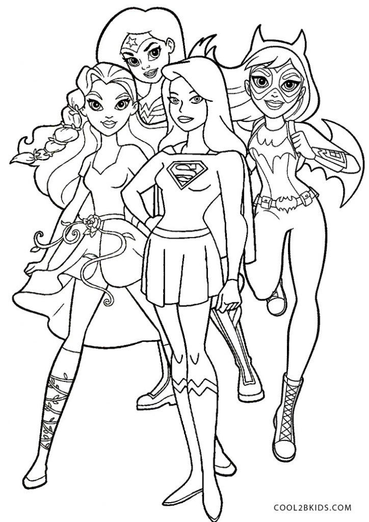 Free Printable Superhero Coloring Pages for Kids