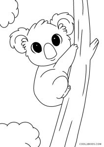 Download Free Printable Koala Coloring Pages For Kids