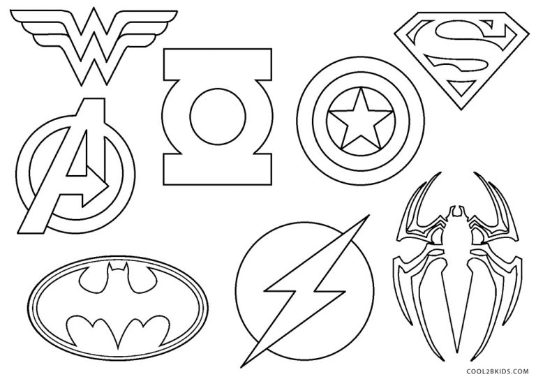 Free Printable Superhero Coloring Pages for Kids