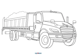 types of transportation coloring page