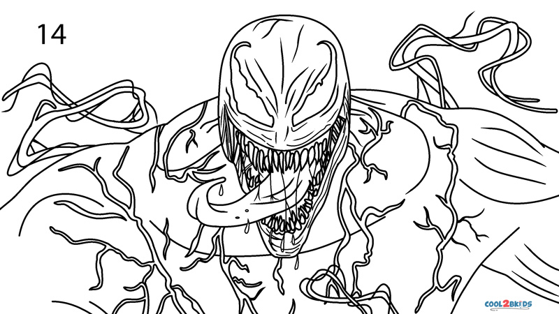 Cómo dibujar a venom - Cool2bKids