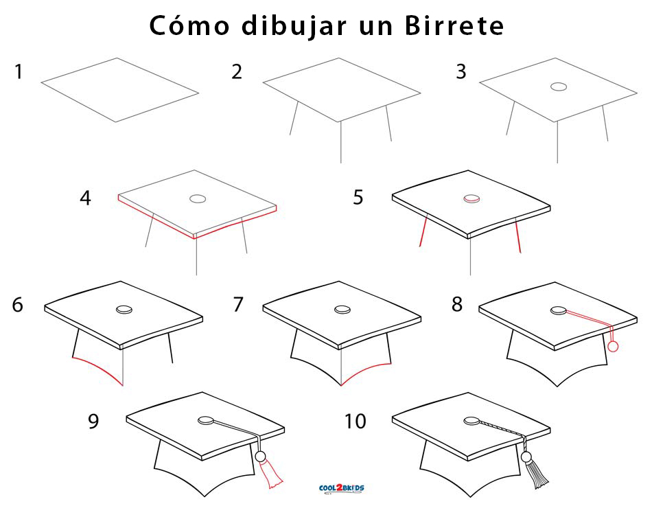 Birrete para dibujar - Cool2bKids