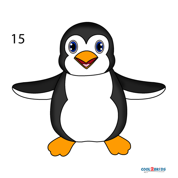 Pinguinos para dibujar - Cool2bKids