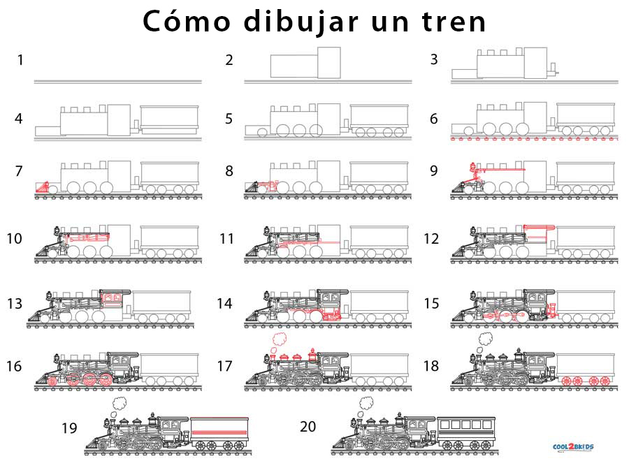 Tren para dibujar - Cool2bKids Tren para dibujar - Cool2bKids