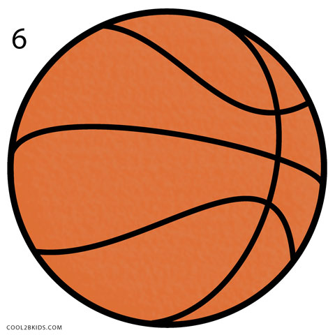 libro de bolsillo femenino Presunto Balón de baloncesto para dibujar - Cool2bKids